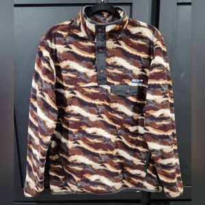 Eddie Bauer Fleece Patterned Pullover